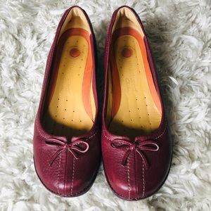 Clarks unstructured leather shoes